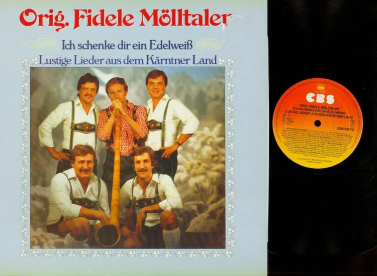 LP--Orig. fidele Mölltaler-- Ich schenk dir ein Edelweiß  /NM ansehen