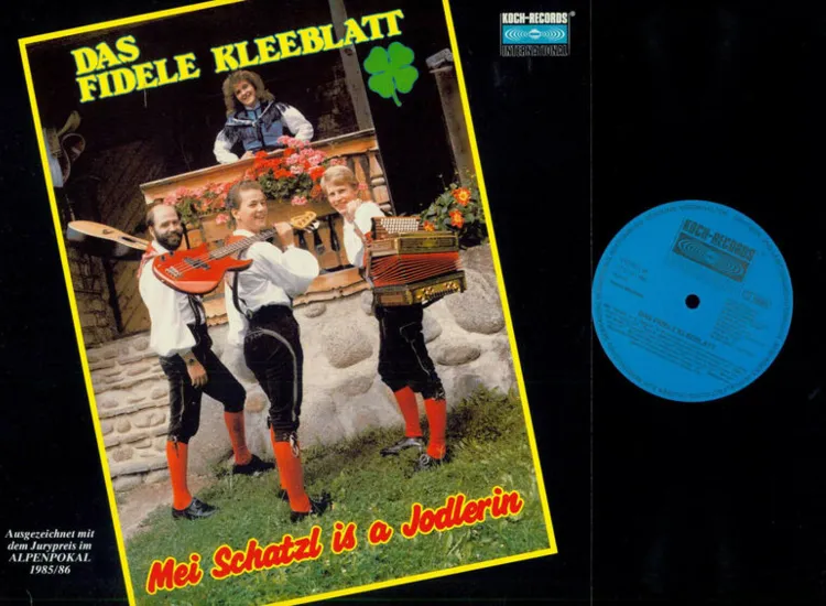 LP--Das fidele Kleeblatt  --Mei Schatzl is a Jodlerin --NM ansehen