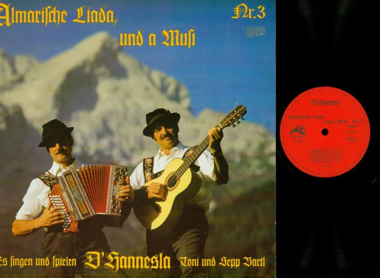 LP--D´Hannesla, Toni und Sepp Bartl – Almarische Liada Und A Musi Dazua 3 --NM ansehen