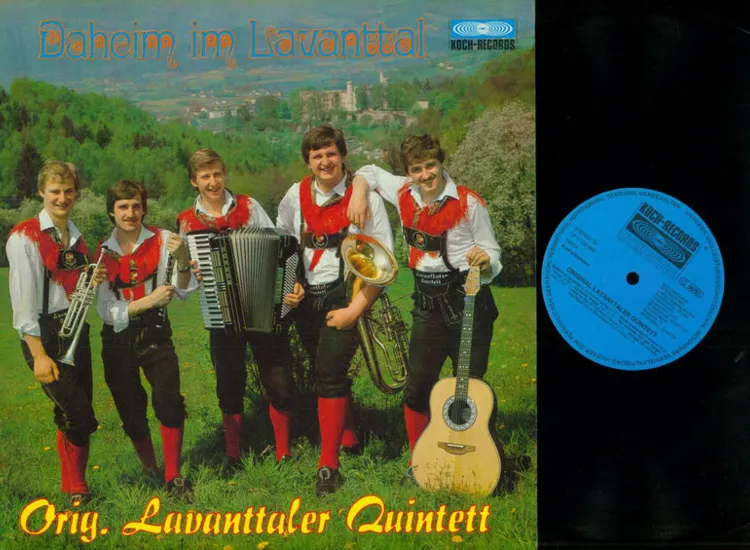 LP--Orig. Lavanttaler Quintett --  Daheim im Lavanttal   //NM ansehen