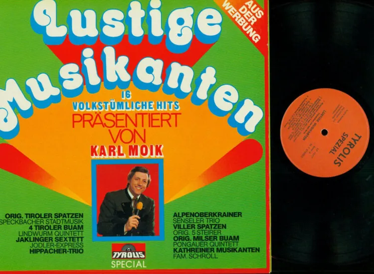 LP-- Lustige Musikanten --   Karl Moik    / NM ansehen