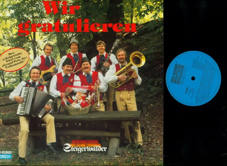 LP--Winfried Stark Und Seine Original Steigerwälder – Wir Gratulieren  / NM ansehen