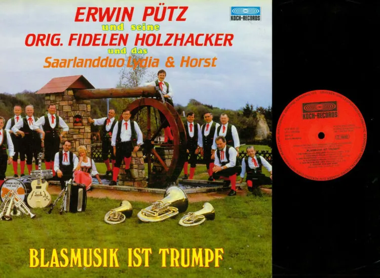 LP--Erwin Pütz --  Blasmusik ist Trumpf   / NM ansehen