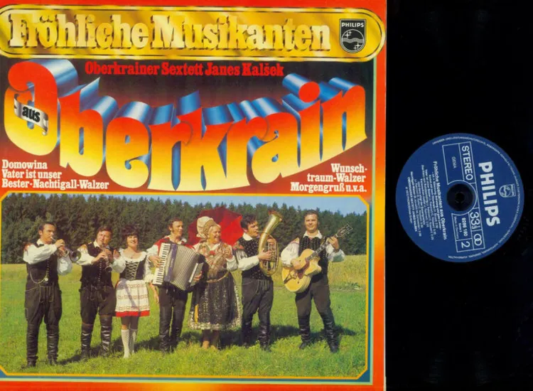 DLP--Fröhliche Musikanten aus Oberkrain -- Oberkrainer Janes Kalsek     / NM ansehen