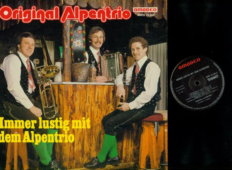 LP--Original Alpentrio --  Immer lustig mit dem Alpentrio   / NM ansehen