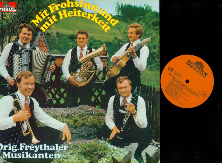 LP--Orig. Freythaler Musikanten -- Mit Frohsinn ind mit Heiterkeit  / //NM ansehen