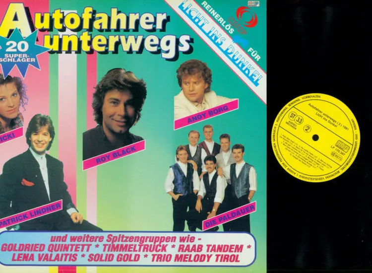 LP--Autofahrer unterwegs  1991 --Roy Black -Nicki     / //NM ansehen