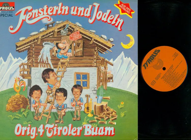 LP--Original 4 Tiroler Buam – Fensterln Und Jodeln  / //NM ansehen