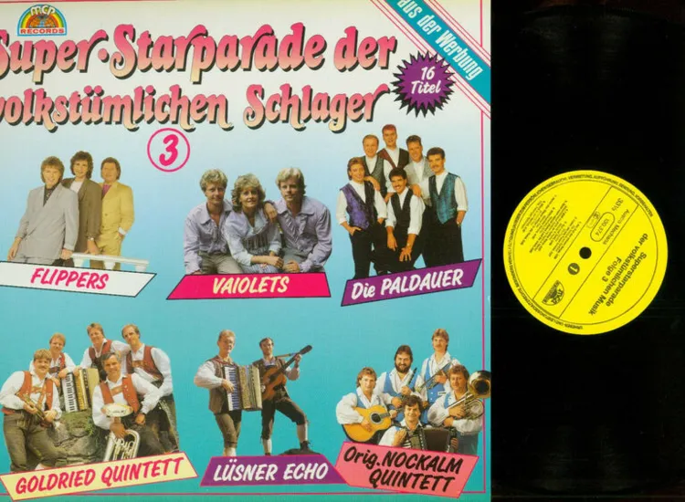 LP--Superstars der Volkstümlichen Schlager 3   / //NM ansehen