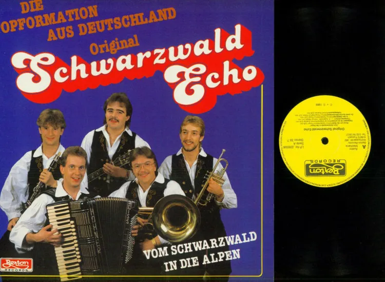 LP--Orig. Schwarzwald-Echo --  Vom Schwarzwald in die Alpen   //NM ansehen