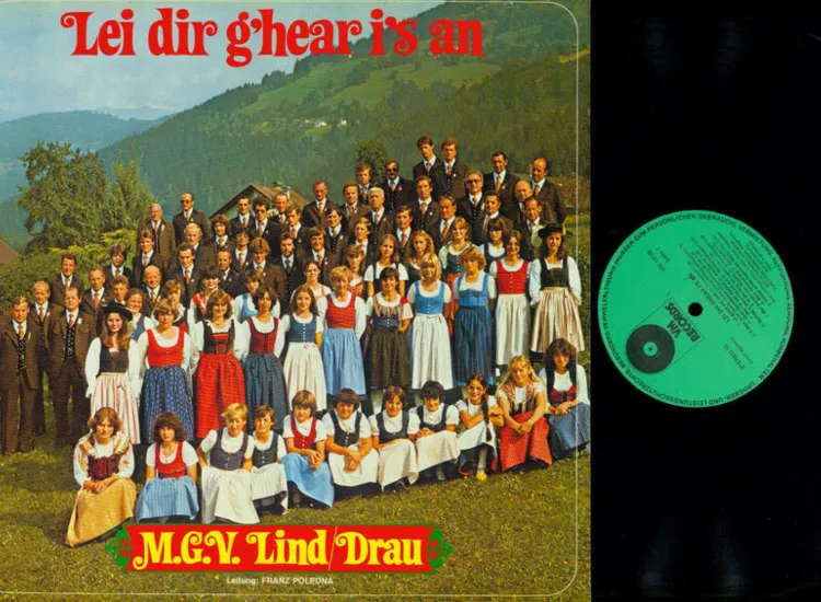 LP--MGV Lind Drau -- Lei dir ghear is an  / VM Records   //NM ansehen