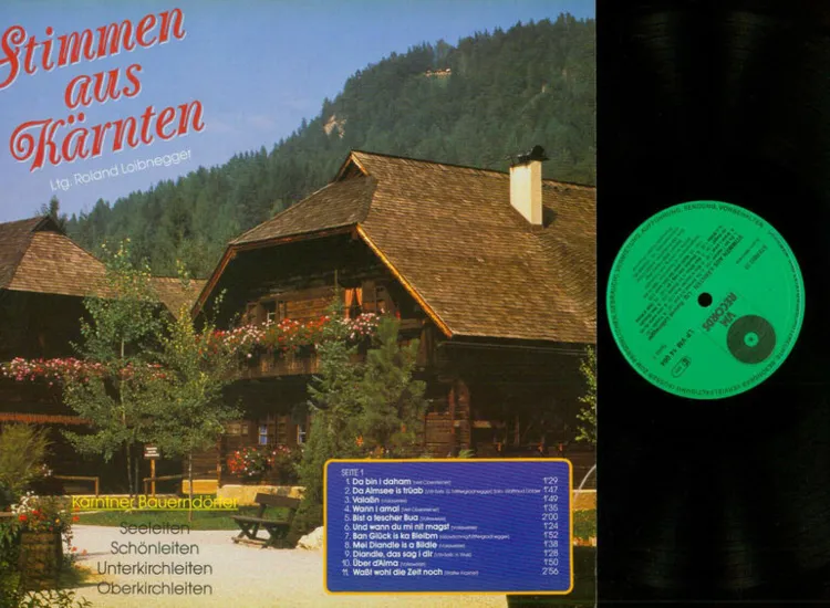 LP--Stimmen aus Kärnten  -- Ltg. Roland Loibnegger / VM Records   //NM ansehen