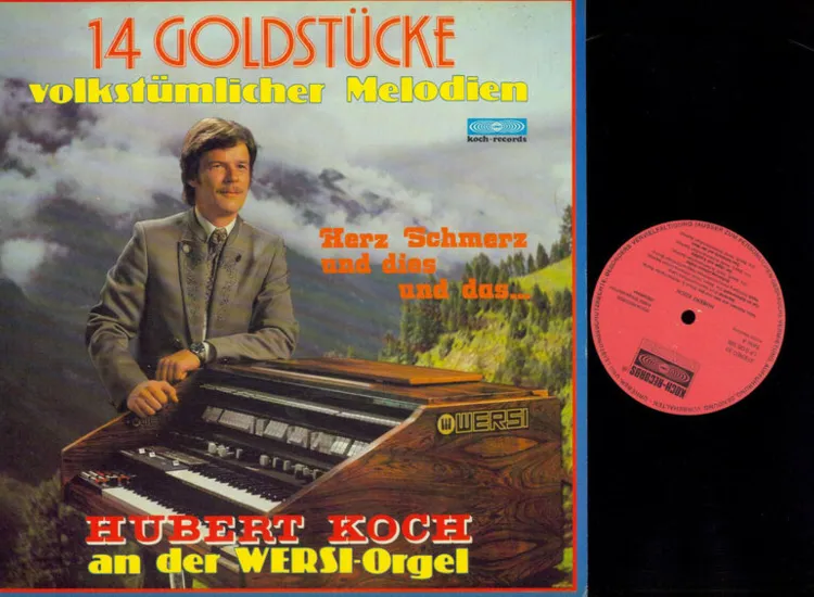 LP---Hubert Koch – 14 Goldstücke Volkstümlicher Melodien--  //NM ansehen