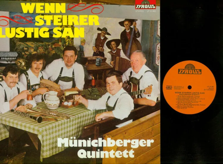 LP---Münichberger Quintett- Wenn Steirer Lustig san  //NM ansehen