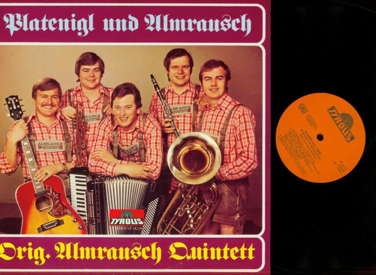 LP--Orig. Almrausch-Quintett -- Platenigl und Almrausch     // NM ansehen