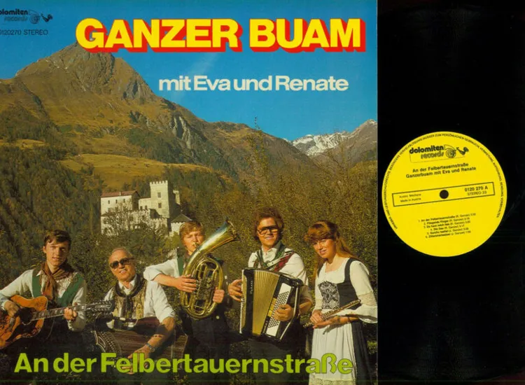 LP--Ganzer Buam Mit Eva Und Renate – An Der Felbertauernstraße // NM ansehen