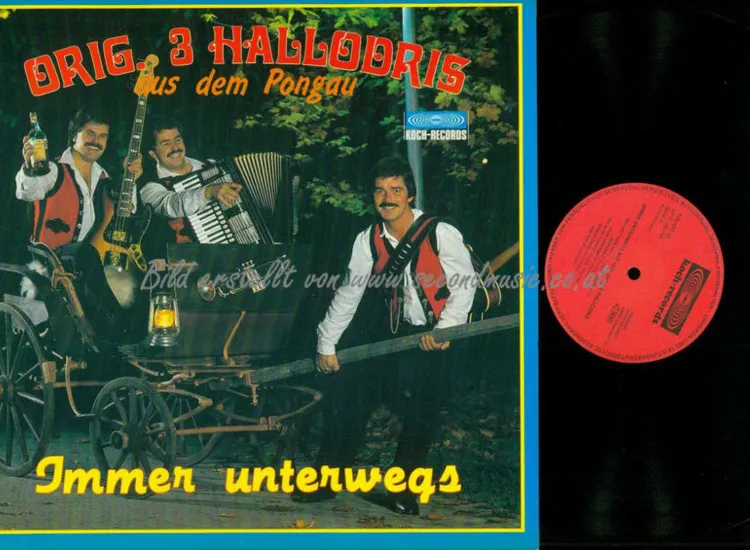 LP--Orig. 3 Hallodris aus dem Pongau --Immer unterwegs  //    //NM ansehen