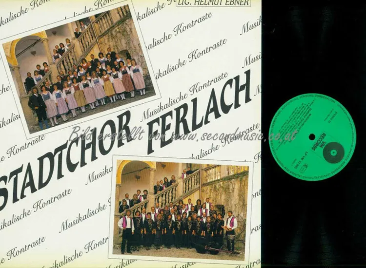 LP--Stadtchor Ferlach -- Musikalische Kontraste  //  NM ansehen