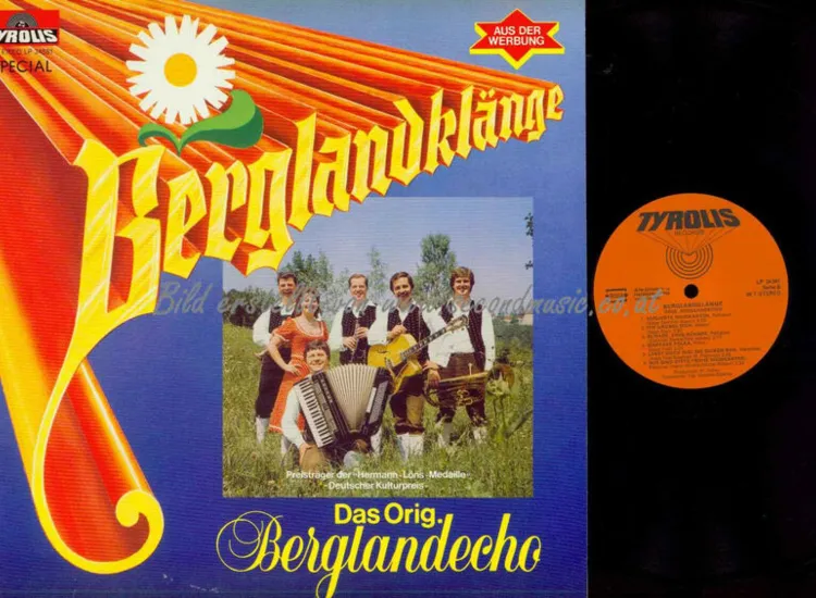 LP-- Das Orig. Berglandecho – Berglandklänge //    NM ansehen