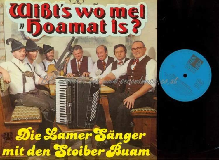 LP-- Die Lamer Sänger mit den Stoiber Buam -- Wißts wo mei Hoamat is  //    NM ansehen