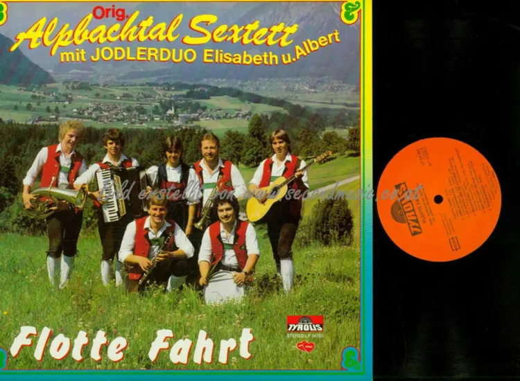 LP--Orig. Alpbachtal Sextett -- Flotte Fahrt  //    NM ansehen