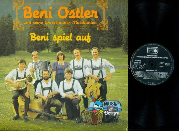 LP--Beni Ostler Und Seine Waxlstoana Musikanten -- Beni spiel auf    // NM ansehen