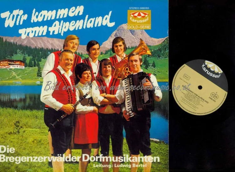 LP-- Original Bregenzerwälder Dorfmusikanten – Wir Kommen Vom Alpenland   // NM ansehen