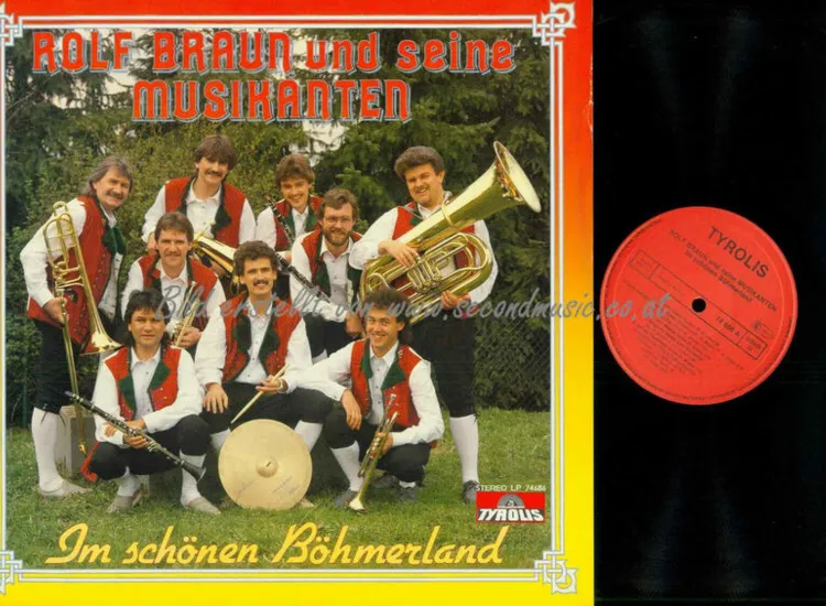 LP--Rolf Braun Und Seine Musikanten – Im Schönen Böhmerwald   //  M ansehen