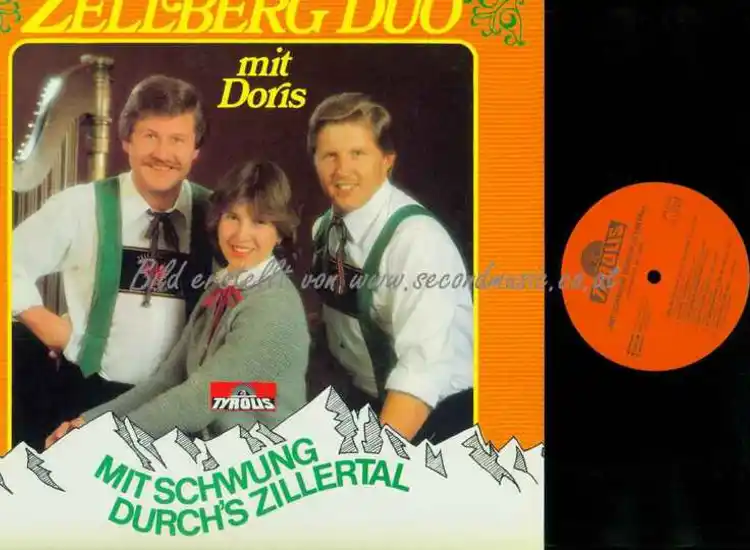 LP--Zellberg Duo Mit Doris – Mit Schwung Durch's Zillertal  //NM ansehen