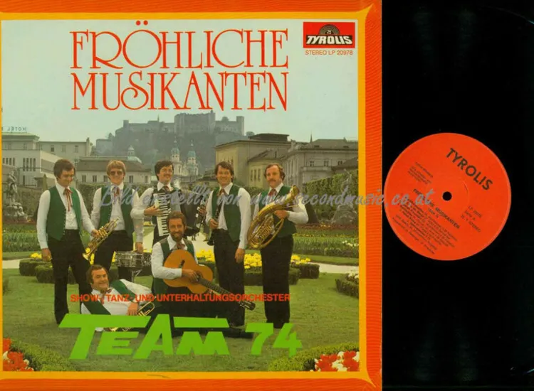 LP--Team 74 -- Fröhliche Musikanten  /  VG+ ansehen