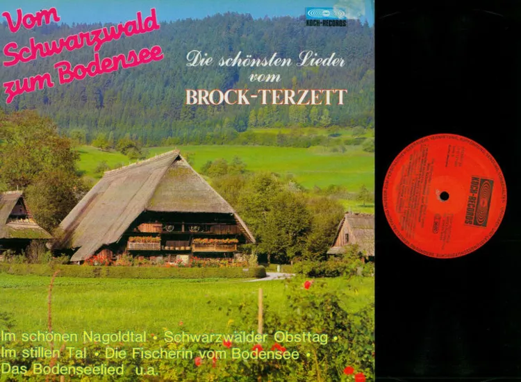 LP-- Vom Schwarzwald Zum Bodensee -- Brock Terzett    //NM ansehen