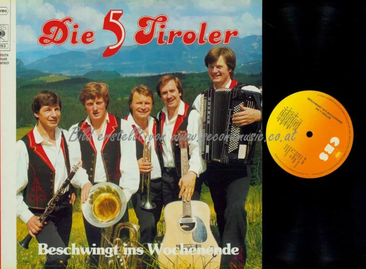 LP--Die 5 Tiroler  -- Beschwingt ins Wochenend /  NM ansehen