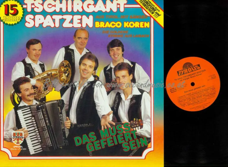 LP-- Tschirgant Spatzen mit Braco Koren  -- 15 jahre   // NM /NM ansehen