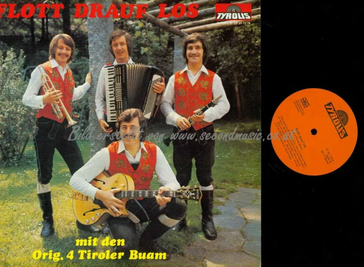 LP--Orig. 4 Tiroler Buam – Flott Drauf Los // NM ansehen