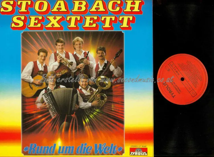 LP-  Stoabach Sextett --  Rund um die Welt    /NM / ansehen