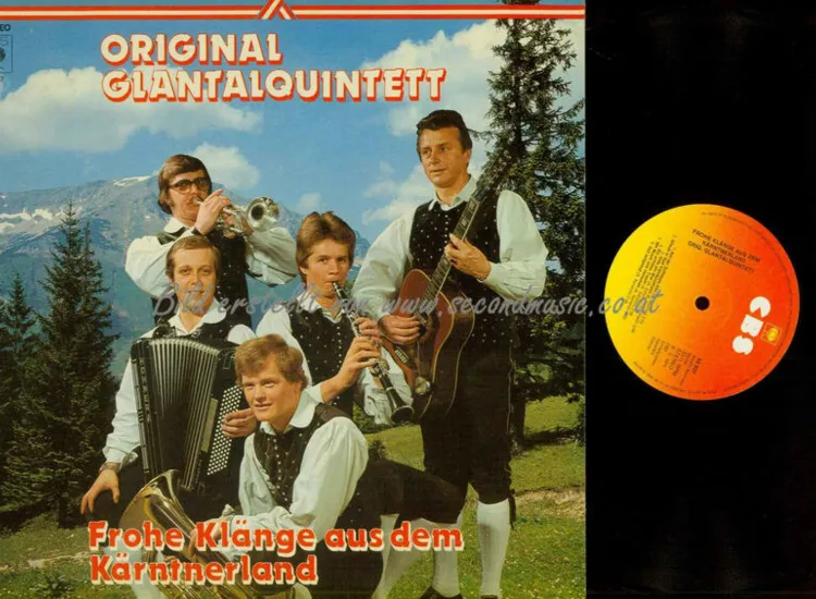 LP- Original Glantalquintett – Frohe Klänge Aus Dem Kärntnerland  /NM / ansehen