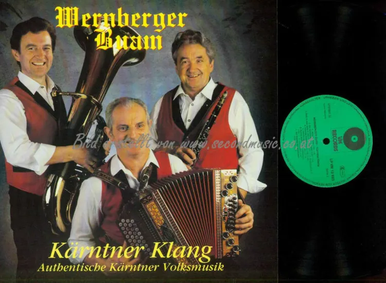 LP-- Wernberger Buam – Kärntner Klang / Vm Records / NM / ansehen