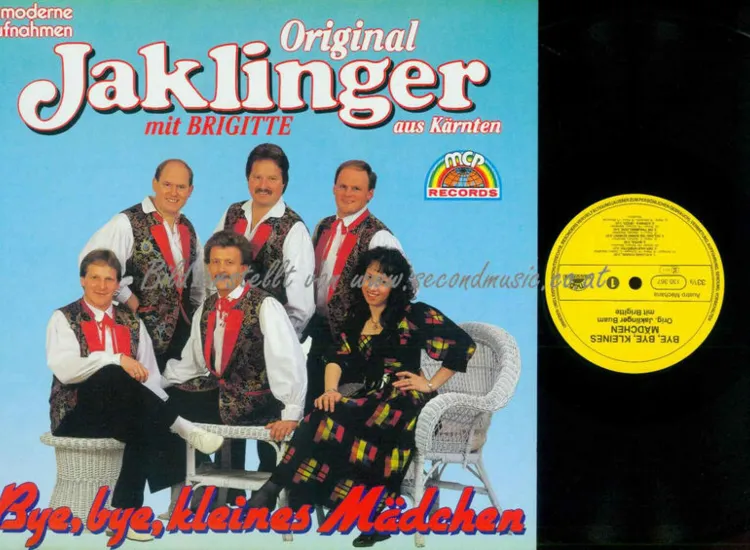 LP-- Original  Jaklinger  mit Brigitte -- Bye Bye kleines Mädchen  / NM / ansehen