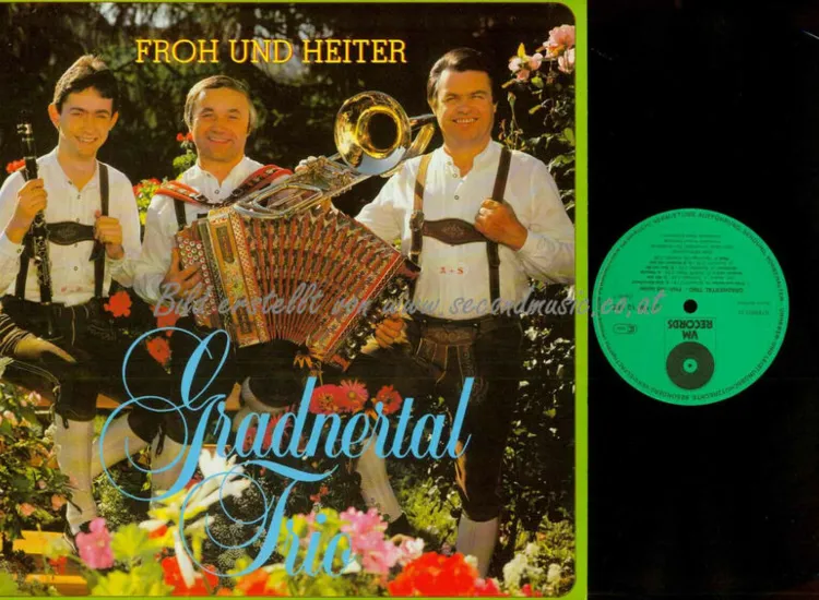 LP-- Gradnertal Trio – Froh Und Heiter --VM Records   / NM / ansehen