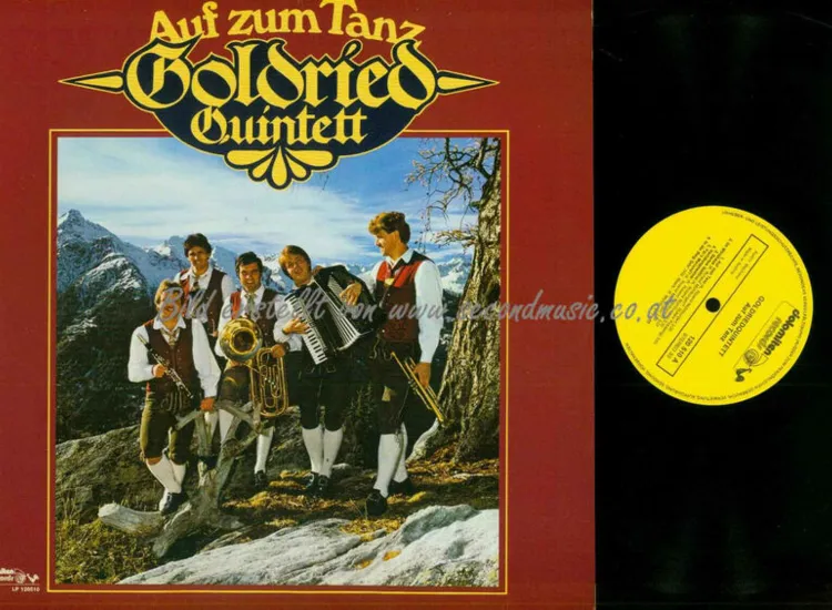 LP--Goldried Quintett – Auf Zum Tanz  / NM / ansehen