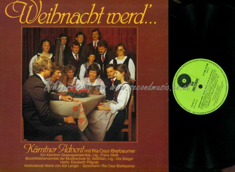 LP--Weihnacht werd -- Kärntner Advent / NM ansehen