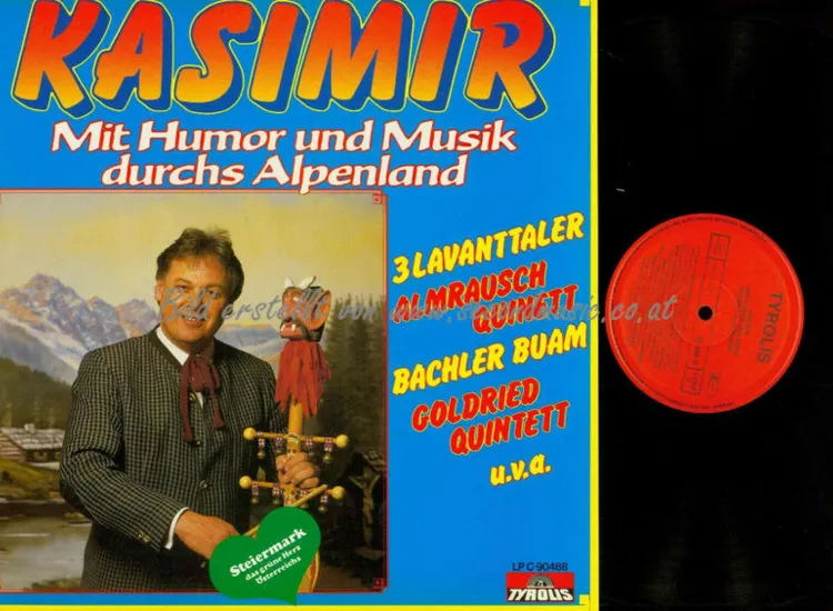 LP--Kasimir --  mit Humor und Musik durchs Alpenland /   NM ansehen