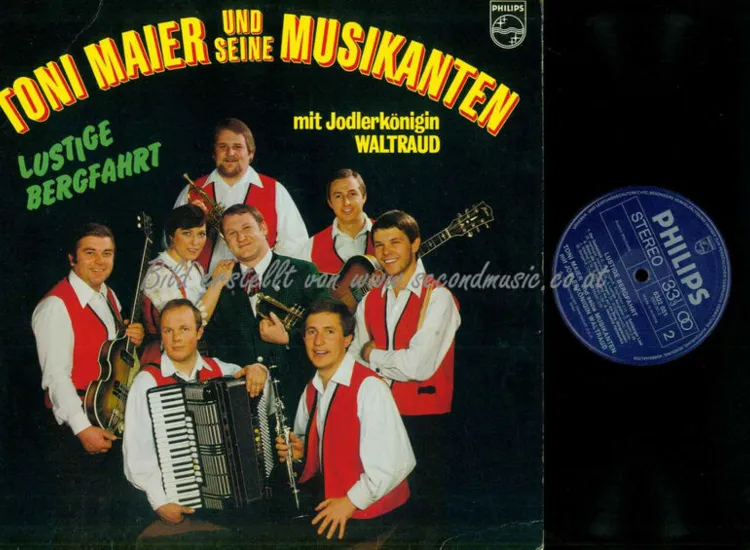 LP--  Toni Maier und seine Musikanten -- Lustige Bergfahrt /   NM ansehen