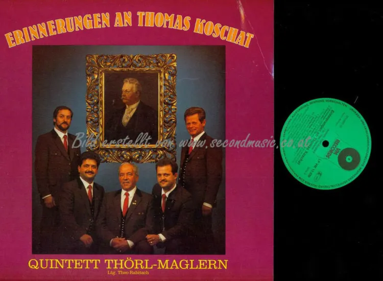 LP--Quintett Thörl-Maglern – Erinnerungen An Thomas Koschat //   NM ansehen