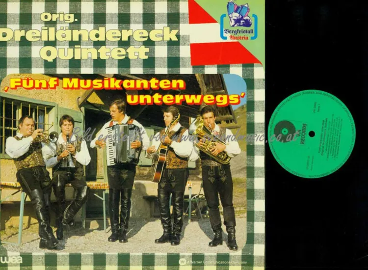 LP--Orig. Dreiländereck Quintett– Fünf Musikanten Unterwegs /   NM ansehen