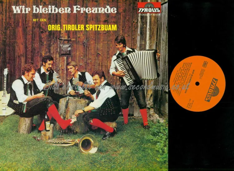 LP--Original Tiroler Spitzbuam – Wir Bleiben Freunde /   NM ansehen