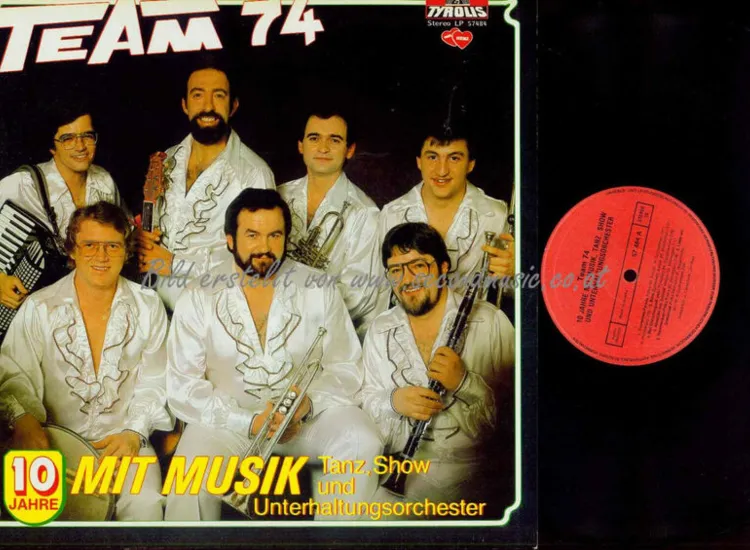 LP--Team 74 -- 10 Jahre mit Musik  /   NM ansehen