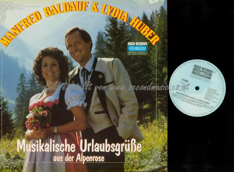 LP-- Manfred Baldauf Lydia Huber -- Musikalische Urlaubsgrüße /      NM ansehen