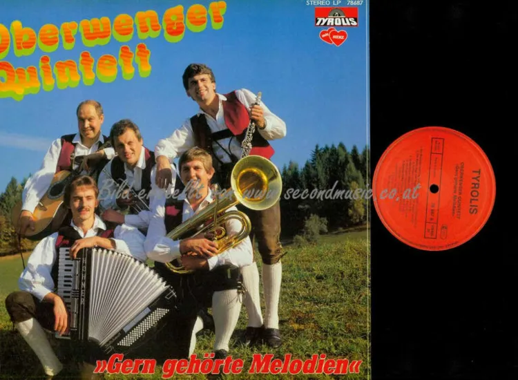 LP--Oberwenger Quintett --  Gern gehörte Melodien   // NM ansehen