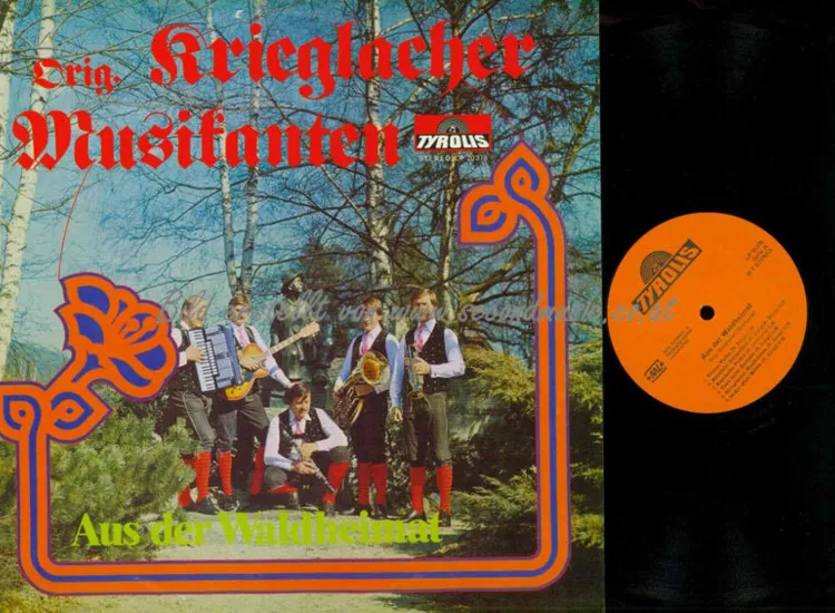 LP--Orig. Krieglacher Musikanten -- Aus der Waldheimat  // NM ansehen